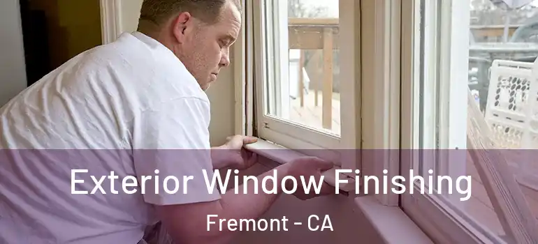  Exterior Window Finishing Fremont - CA