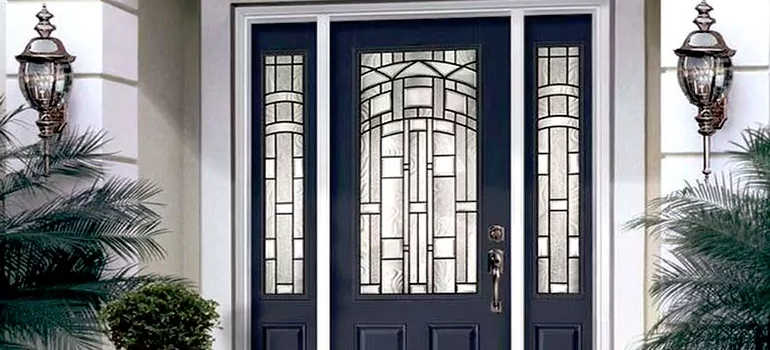 Stained Glass Door Panels in Fremont, CA