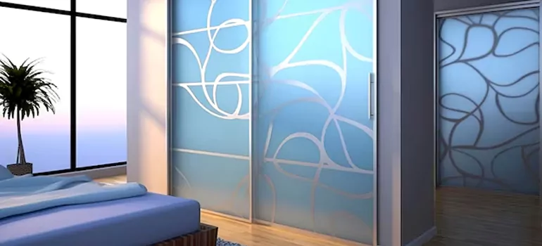 Frosting Glass Cabinet Doors in Fremont, CA