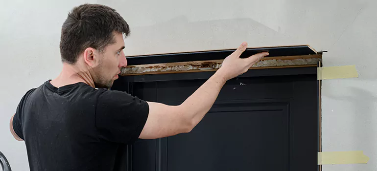 Wood Door Hole Repair in Fremont, CA