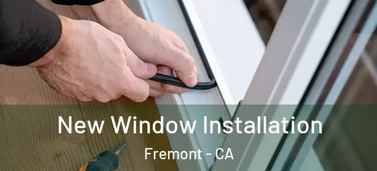  New Window Installation Fremont - CA