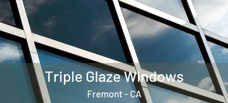  Triple Glaze Windows Fremont - CA